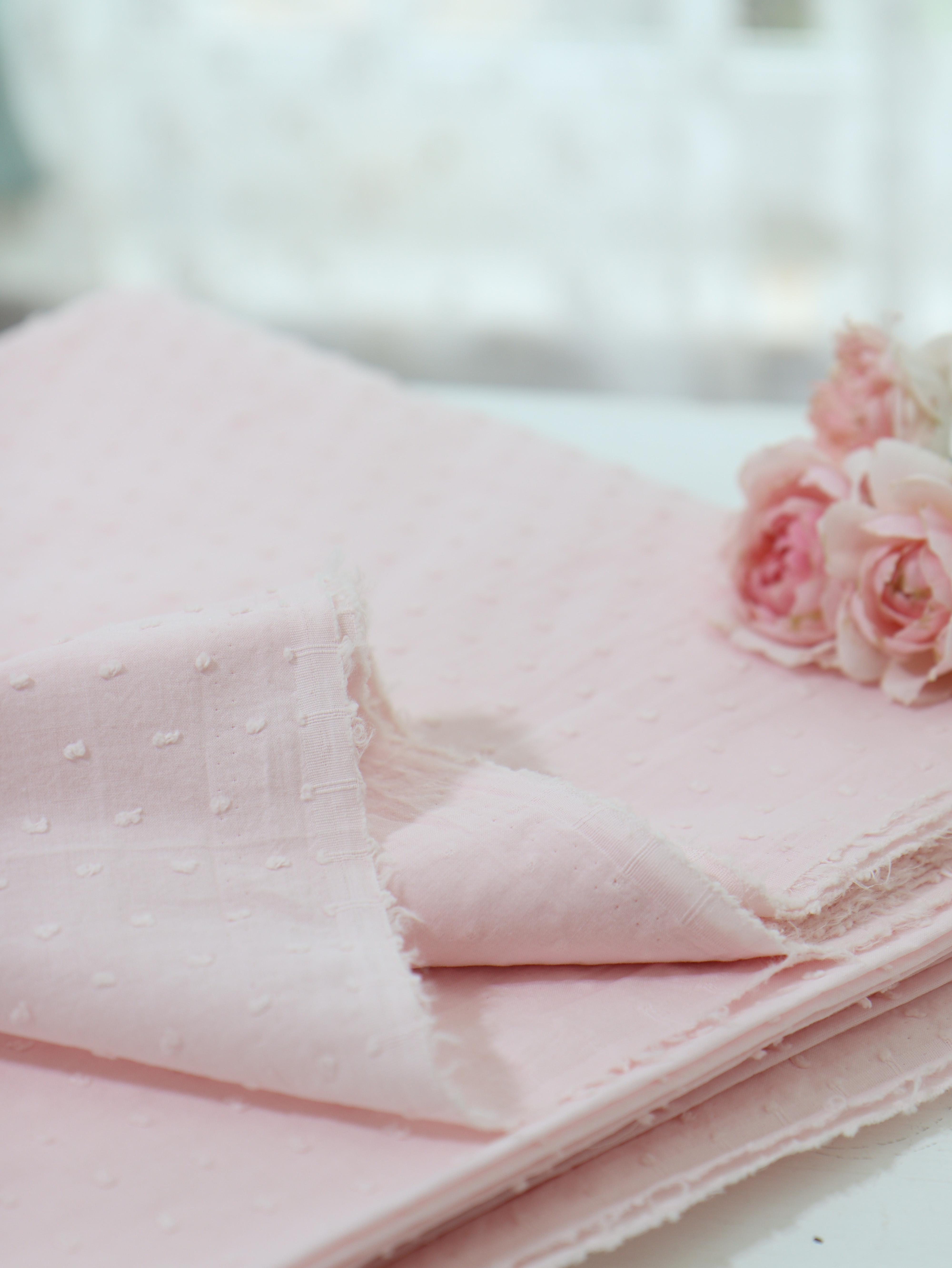 картинка Ткань мушка нежно-розовая.  от магазина Ариши Рукодельные нежности